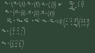 12. Matriz cambio de base: definición y ejemplo (versión incompleta).