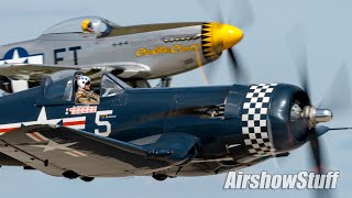 Rare Warbird Fighter Formations + More! Tuesday Warbirds Show  EAA AirVenture Oshkosh 2022