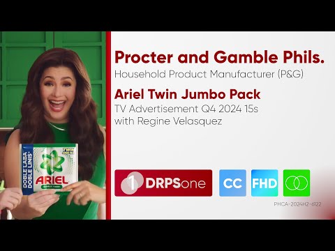 Ariel Twin Jumbo Pack TV Ad Q4 2024 15s Philippines CC HD ST
