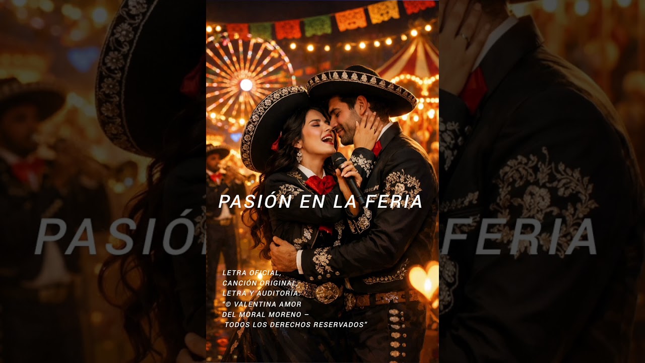 Pasión de la feria 🎶 Letra Oficial, Canción Original/Valentina Amor Del Moral Moreno.