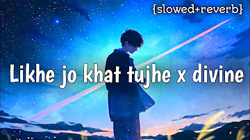 Likhe Jo Khat Tujhe x Divine | (Slowed+reverb) | Pikachu Lofi |#pikachulofi #divine