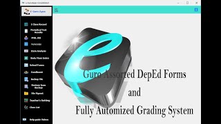 e-Class Record | Customarily programmed software enhancing K to 12 Grading System & Forms screenshot 3