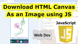 How to Download / Save HTML Canvas as an Image or Picture using JavaScript?