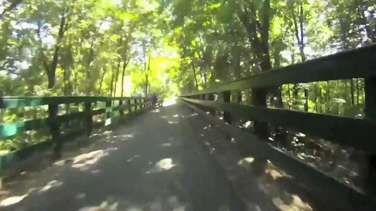 Windham-Derry Rail Trail, Virtual Cycling, double-speed.