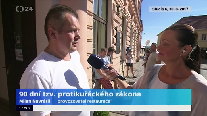 ČT24 - zákaz kouření (Kouřim)