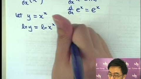 Herman Yeung - Calculus -  d/dx(x^x)