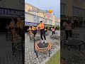 Trampoline Gymnastics Outdoors #powerjump #trampolin #workout #entrenaencasa #adelgazar #dance