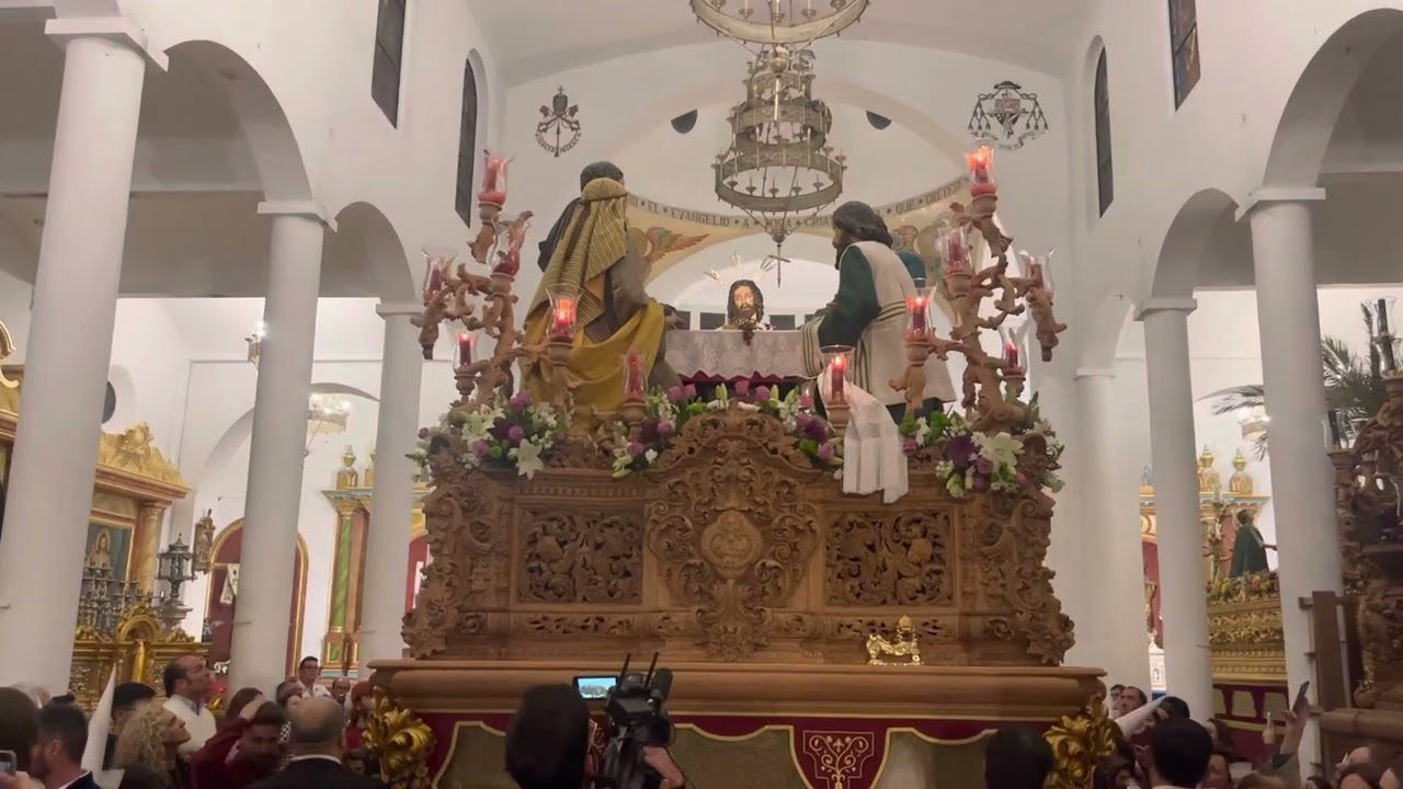 Sagrada Cena Puente Genil 2023. Entrada y Sentimiento. 🎶 Himno y Seré yo, Maestro??