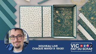 [Tuto Scrap] Boite Livre pour ranger toutes vos créations