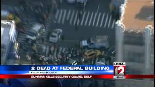 Security guard, gunman dead after federal building shooting