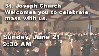 Sunday, June 21, 2026 9:30 AM Mass