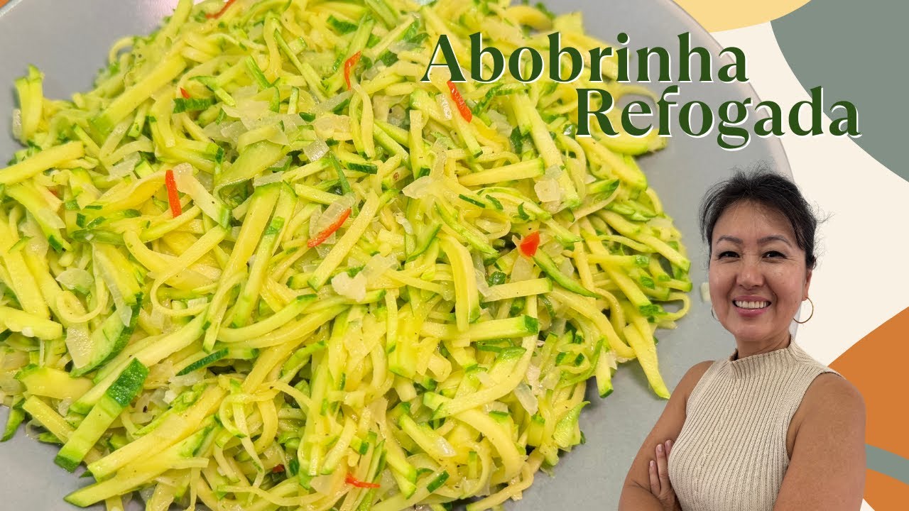Como fazer abobrinha refogada simples e prática para o seu dia a dia | ABOBRINHA REFOGADA
