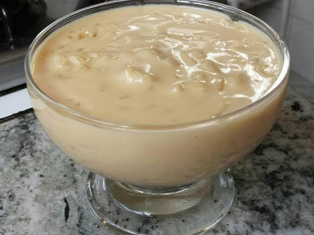 RECEITA: ARROZ DOCE CREMOSO MORENINHO