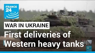 Arms aid to Ukraine: Kyiv receives first deliveries of Western heavy tanks • FRANCE 24 English