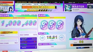 [CHUNITHM] Singularity (MASTER 15) SSS 1,008,480
