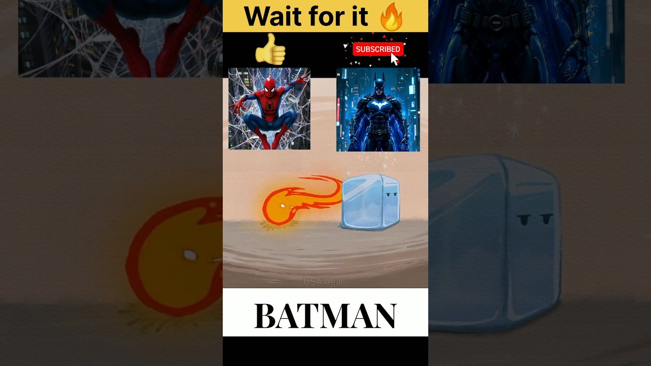 batman vs spiderman 🔥🔥🔥 