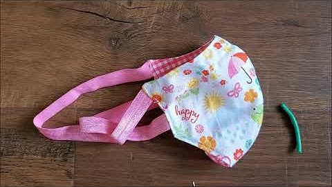 How to Add a Removable Nose Wire Pocket to Any Fabric Face Mask – Video Tutorial - No Gap - Fitted