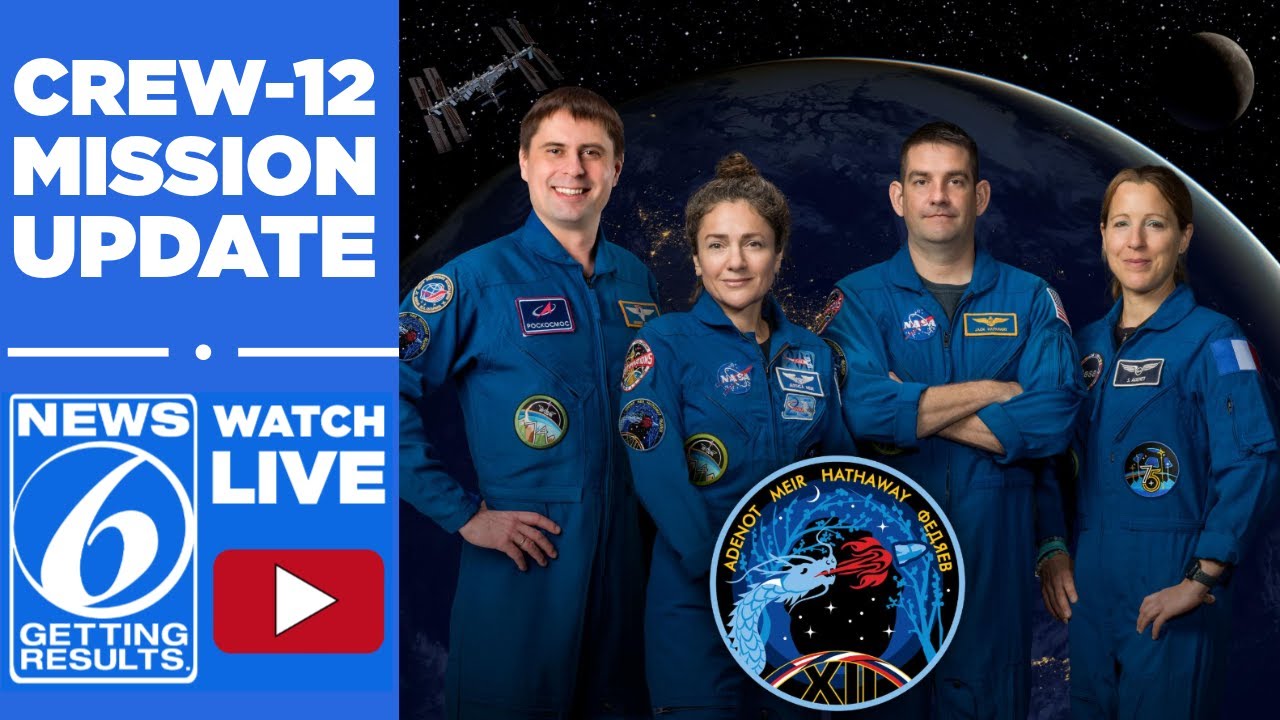 WATCH LIVE: Members of NASA's SpaceX Crew-12 mission to hold news conference