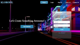 How to Create a Website With a Login Page Using HTML and CSS!