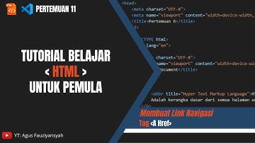 Belajar HTML | Cara membuat hyperlink Pada Website Untuk Pemula