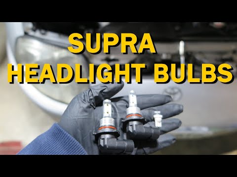 How to Replace Headlight Bulbs on 1993 to 1998 Supra Mark 4 1993 to 1998