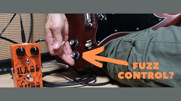 Control Your Fuzz Face pedal just using guitar Volume knob