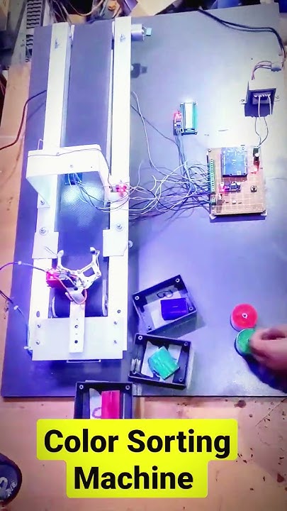 Arduino Color Sorting Machine #arduinonano #diy #electronics # ...