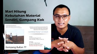 Cara Hitung Material Bahan Bangunan Untuk Rumah  Belajar With Sudutsipil