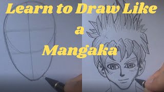 how to draw a manga face (2020)