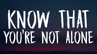 Cat Burns - know that you're not alone (Lyrics) Resimi