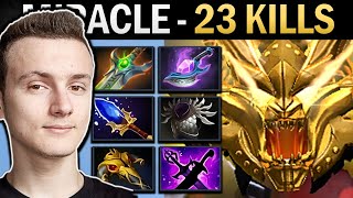 Axe Dota Gameplay Miracle with 23 Kills and Paladin