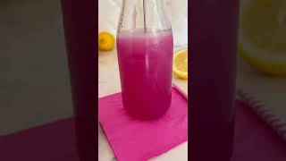 Skinny Dragon Fruit Lemonade - 2 Ingredients Drink Recipe