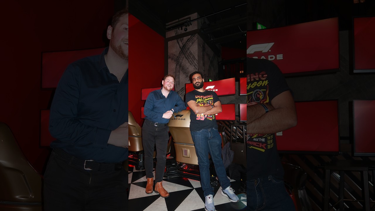 Watching the US GP from F1 Arcade