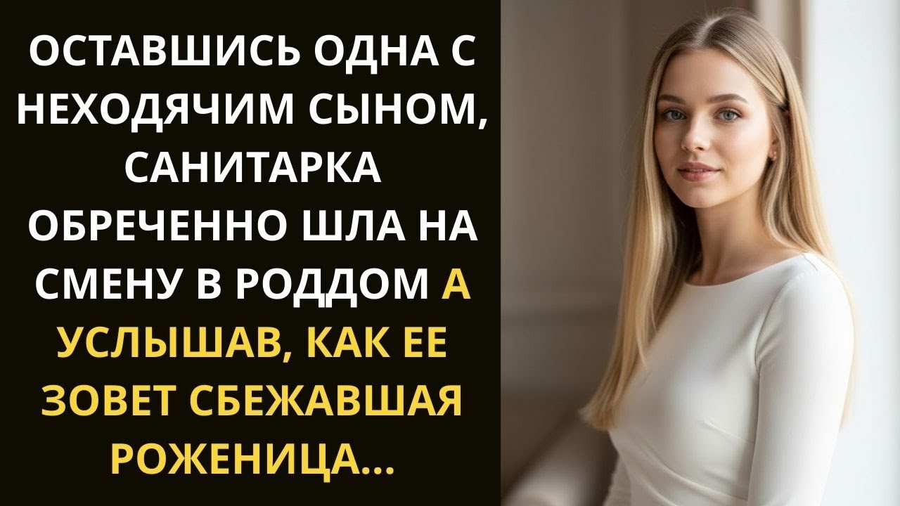 Оставшись одна с неходячим сыном, санитарка обреченно шла на смену… А услышав как ее зовет сбежавш