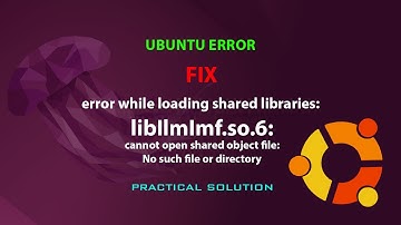 UBUNTU FIX: error while loading shared libraries: libIlmImf.so.6