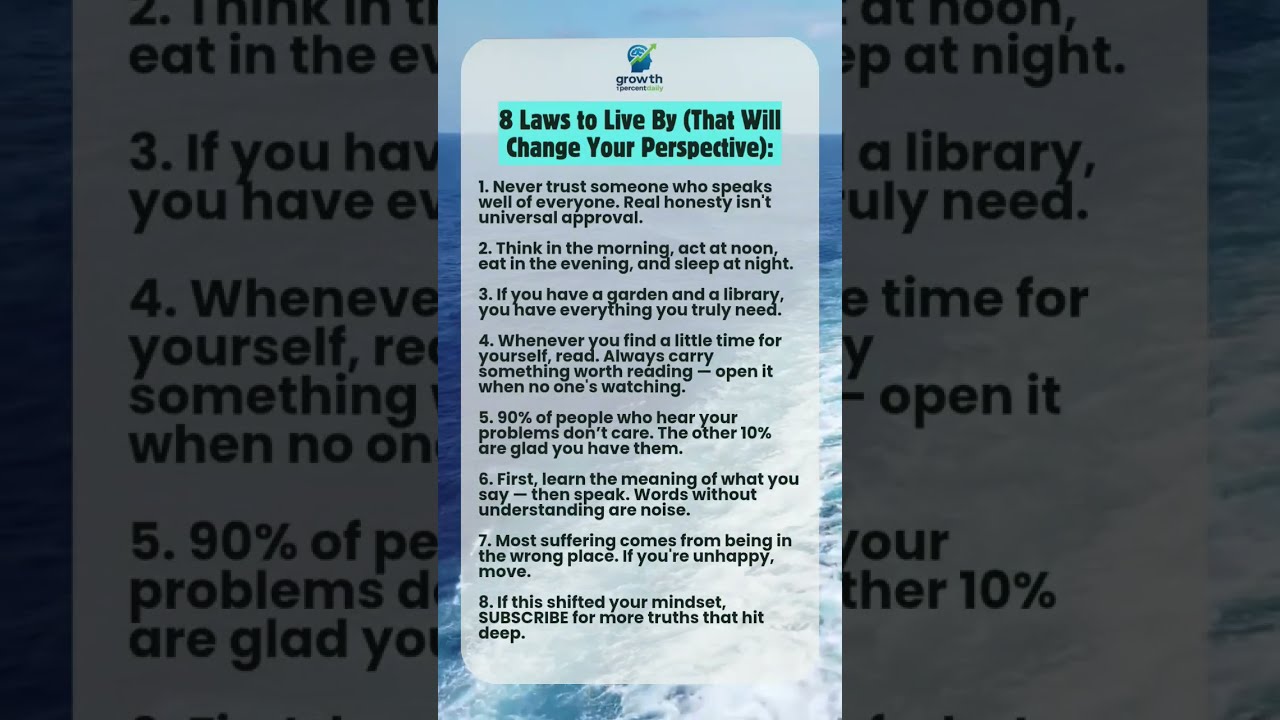 8 Harsh Truths You Should Live By No One Will Tell This Mindsetshift