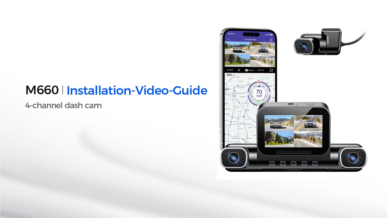 AZDOME M660-4CH Installtion Guide Video