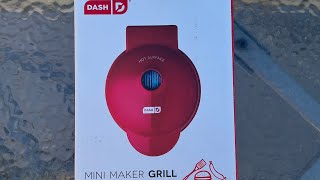 DASH Mini Maker Grill Unprocess your Food