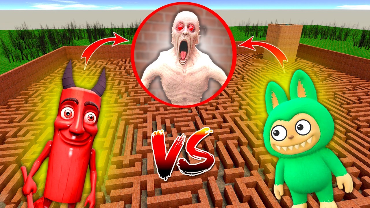 LABUBU vs SCP 096 vs SONIC TAPES | Garry’s Mod Battle