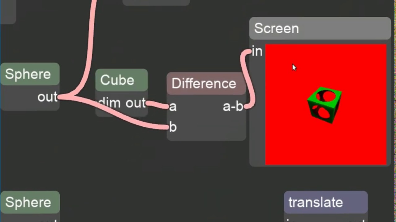 smkflow: C++ WebAssembly Node editor: Constructive geometry. Repeat ...