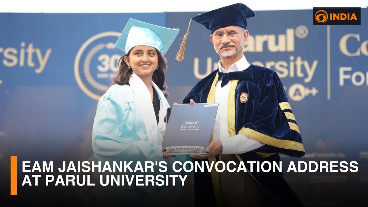 EAM Jaishankar's Convocation Address at Parul University