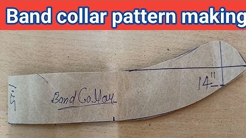 Band collar stand collar amd mandaring collar pattern making#vpfashion #sewingtechnology#roundcollar