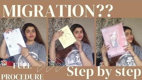 How to get your Migration Certificate | Calcutta University to Vidyasagar University | How to apply?