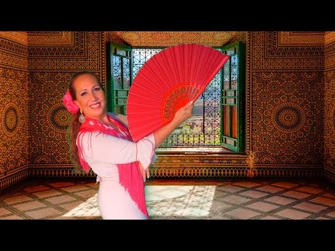 Tanzen mit dem Flamencofächer - The Flamenco Fan - Basic Lesson For Beginner