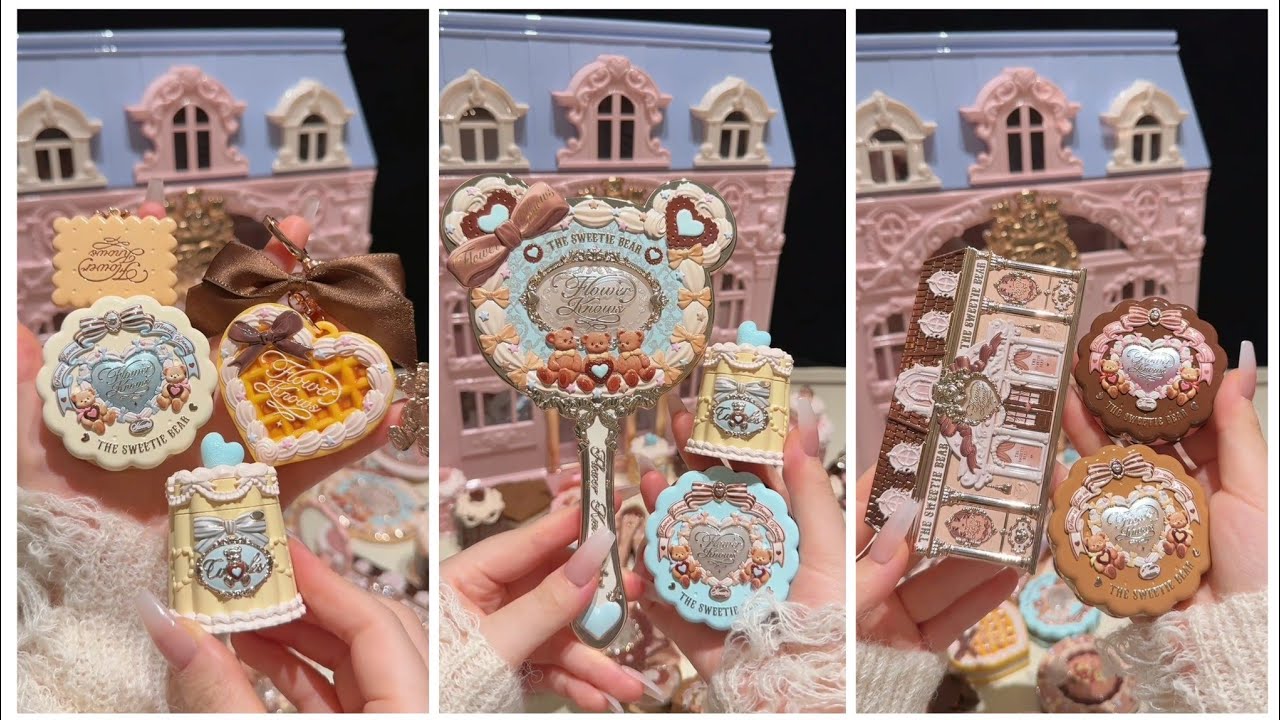 UNBOXING ASMR - FLOWER KNOWS THE SWEETIE BEAR | Cutest French Chateau Packaging Ever 🧸✨.