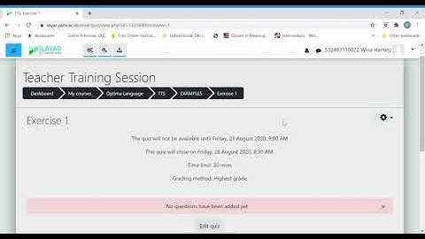 Cara membuat soal Multiple choice di Layar (Moodle)