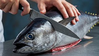 Knife So Sharp It Slices Through Bone Effortlessly