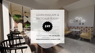 SKETCHUP & ENSCAPE COURSE: learn 3d visualising for interior design