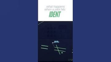 What Happens When You Squawk IDENT?  #atpl  #aircraftsystems  #aviationknowledge  #pilot