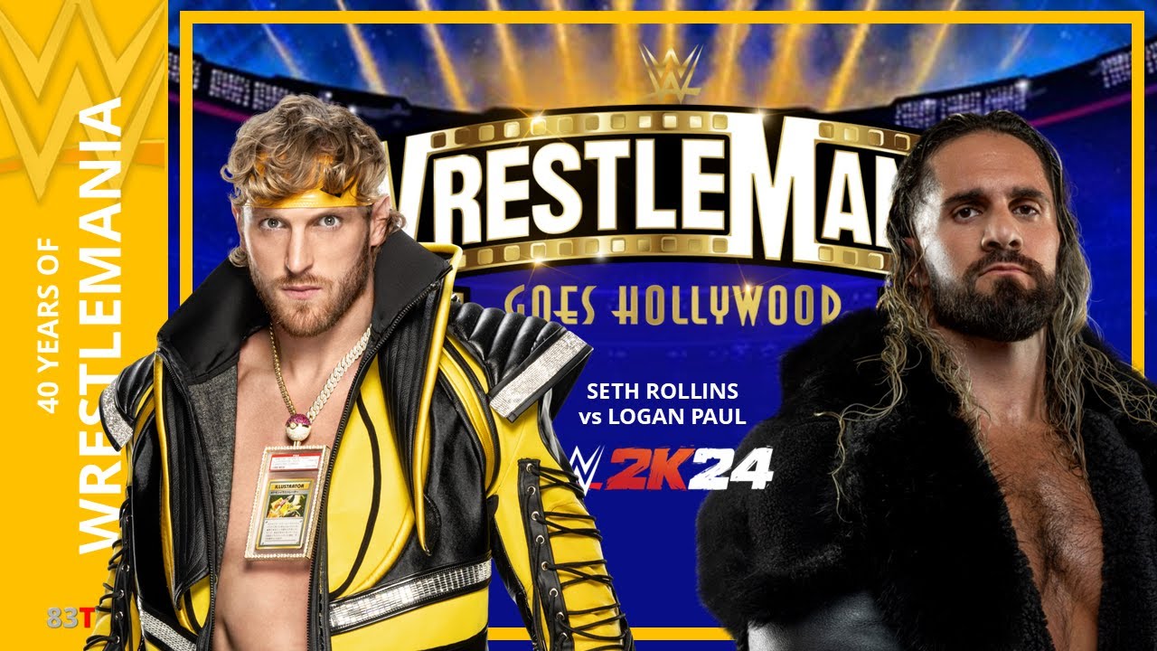 WRESTLEMANIA 39 - LOGAN PAUL Vs SETH FREAKIN ROLLINS - YouTube